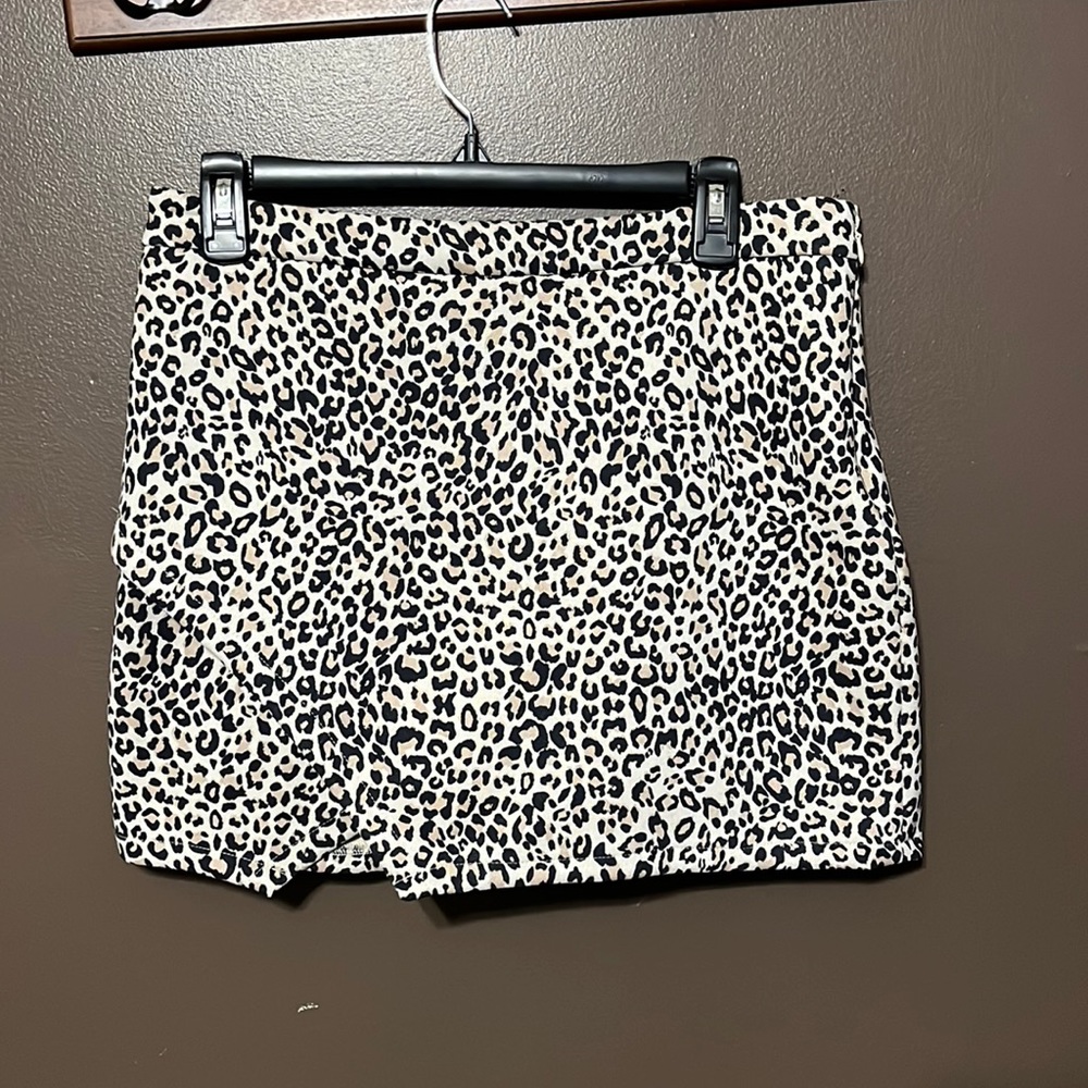 Cheetah print skirt